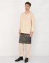 BAJU MELAYU PESAK MEGAT R/FIT (NUDE)